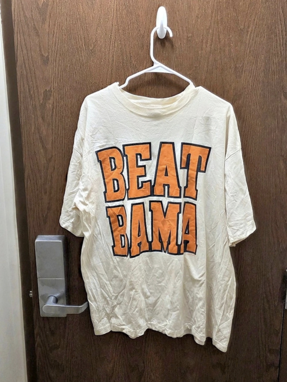 Castaways Graphic Tee in Cream & Orange